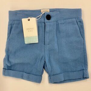 CARREMENT BEAU - SHORT - BLUE COTTON - NEW WITH TAG